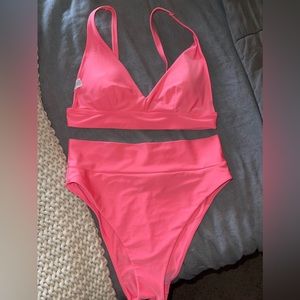 Aerie high waisted bikini set